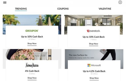 Kiindly offers the best cash back when you shop from over online 1,200 stores